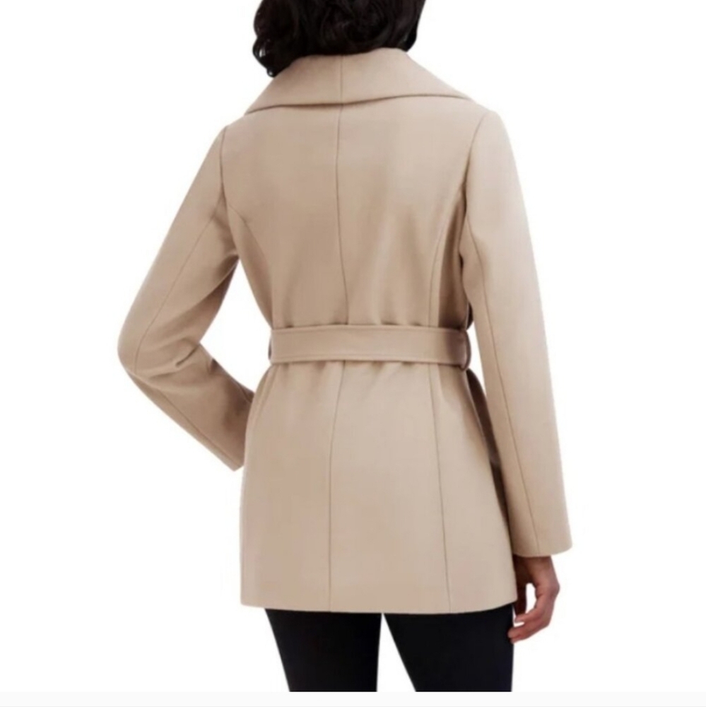 NWT Tahari Luxe Ladies' Faux Wool Wrap Coat,   XXL 2X 3X - Picture 6 of 10